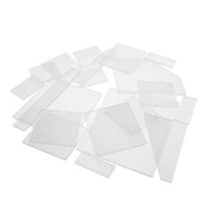 Resztki szklane szkło odpadowe 1 kg szkło matowe satyna