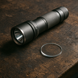 Szkło do latarki przezroczyste 4 mm płaskie  