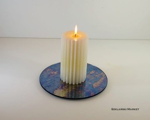 Podstawka pod świece lustro antyczne Morena okrągła