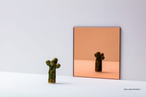 Lustro miedziane do makramy - kwadratowe - różne wymiary