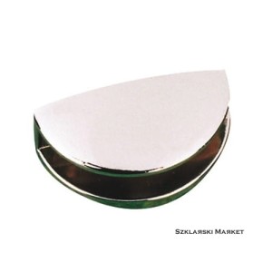 Uchwyt do półki  szklanej 4-6 mm - mała buźka chrom