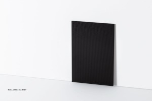 Próbka szkła - ornament listral K - lakierowany - czarny