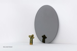 Lustro grafitowe 4 mm szlifowane owalne elipsa