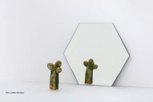 Lustro srebrne 2 mm float szlifowane sześciokątne heksagon