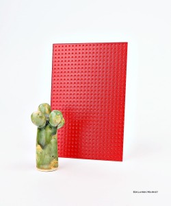 Próbka szkła - ornament master shine - lakierowany - czerwony