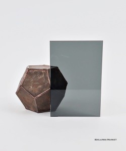 Szkło czarne szlifowane antisol 8 mm prostokątne