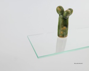 Półka szklana szkło float 6 mm przezroczysta prostokątna