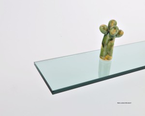 Półka szklana zielona - antisol 8 mm - prostokąt - różne wymiary 