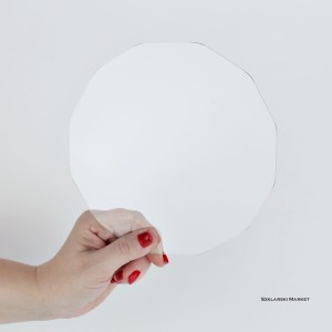 Szkło do malowania przezroczyste dwunastokąt dodekagon 