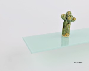 Półka szklana zielona pastelowa - lacobel 4 mm - prostokąt -  różne rozmiary