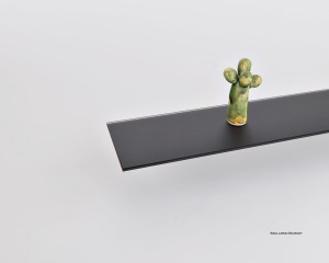 Półka szklana czarna matowa 4 mm matelac prostokątna