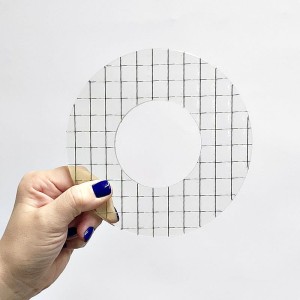 Osłona szklana szkło zbrojone fi 15 cm pojedyncza pod kontakt gniazdko okrągła