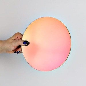 Lustro rainbow tęczowe 4 mm szlifowane okrągłe 