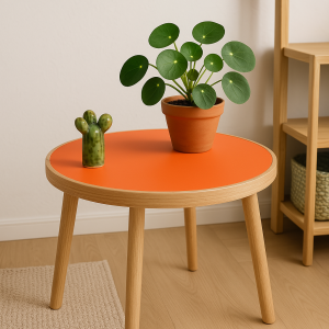 Szyba pomarańczowa matowa na stół stolik matelac 4 mm okrągła