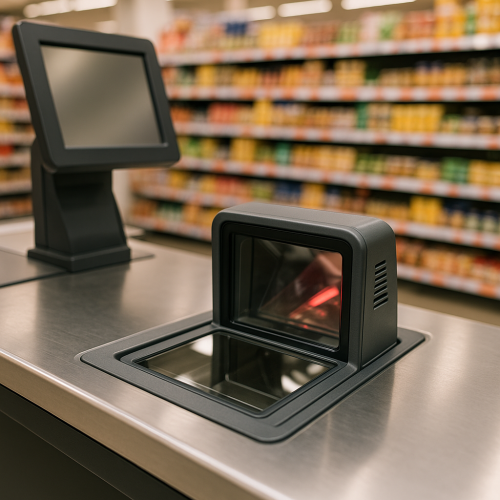 Szkło 4 mm - 16x16 cm - do kasy, do czytnika kodów kreskowych