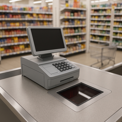 Szkło 5mm - 16x14 cm - do kasy, do czytnika kodów kreskowych