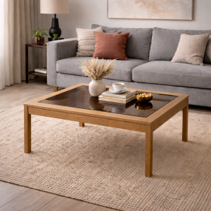 Szyba brązowa na stół stolik antisol 6 mm prostokątna