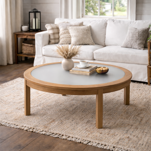 Szyba matowa na stół stolik 6 mm satyna float okrągła