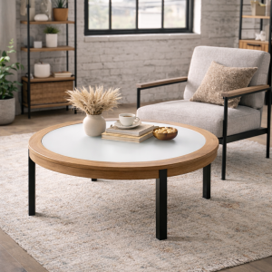 Szyba na stół stolik extra biała lacobel 4 mm okrągła