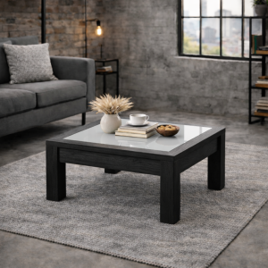 Szyba na stół stolik szara jasna 7035 lacobel 4 mm kwadratowa